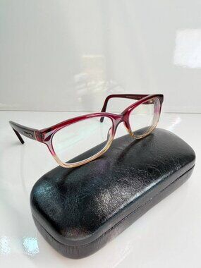 Coach Eyeglasses – Red Gradient Frame (Hard Case Included)